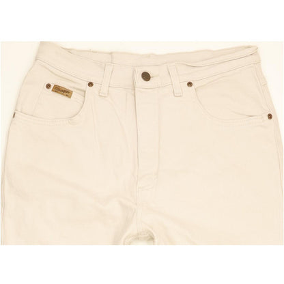Wrangler Carla Beige Skinny Slim Stretch Jeans High Waisted W34 L32