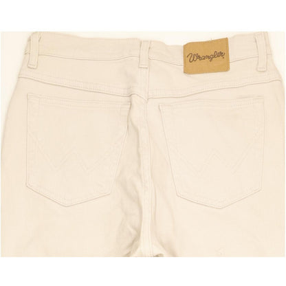 Wrangler Carla Beige Skinny Slim Stretch Jeans High Waisted W34 L32