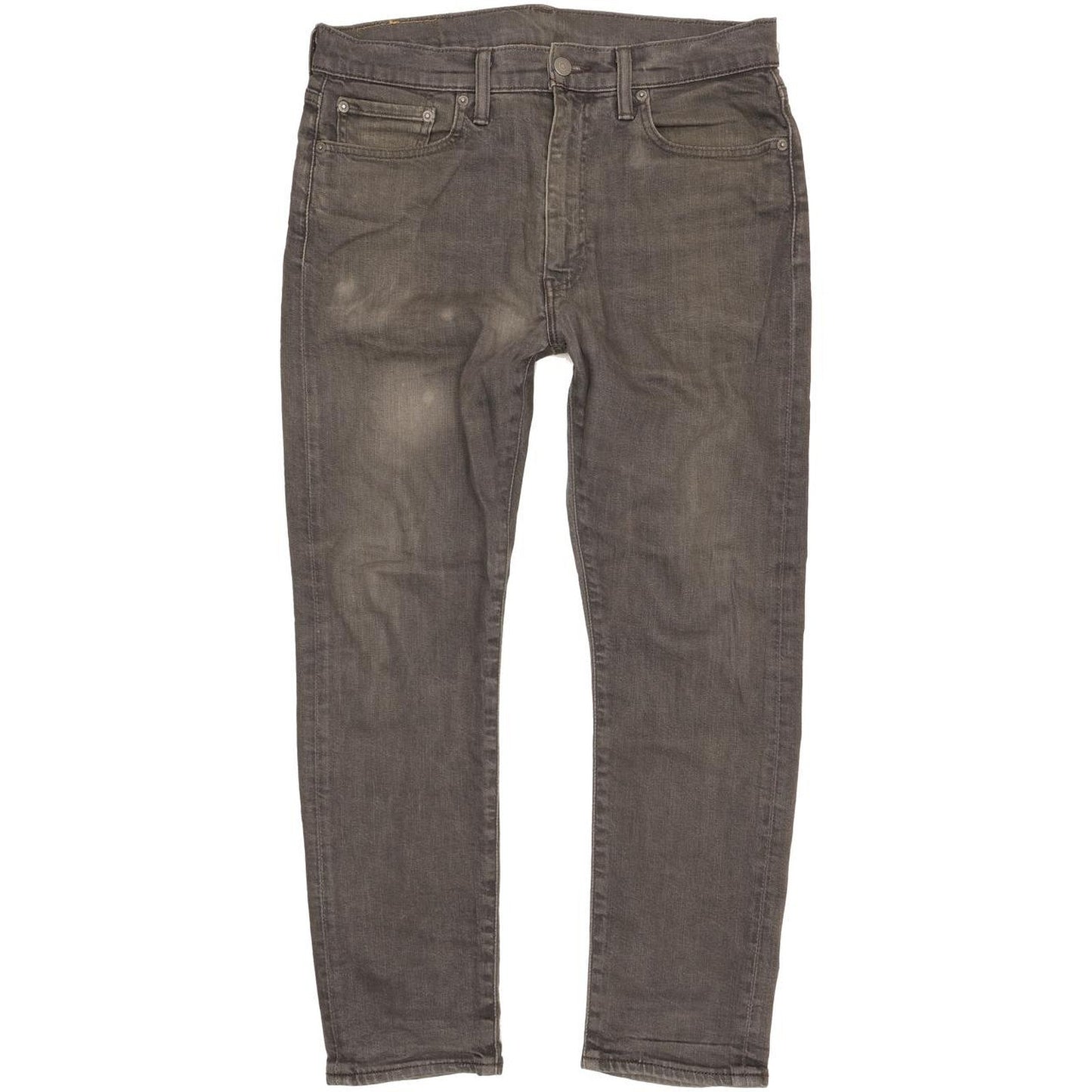 Levi's 522 Men Grey Tapered Slim Stretch Jeans W33 L27