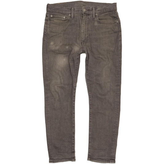 Levi's 522 Men Grey Tapered Slim Stretch Jeans W33 L27