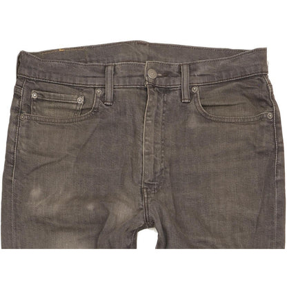 Levi's 522 Men Grey Tapered Slim Stretch Jeans W33 L27