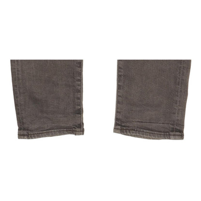 Levi's 522 Men Grey Tapered Slim Stretch Jeans W33 L27