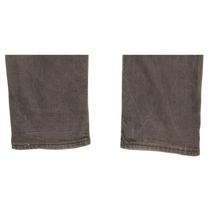 Levi's 522 Men Grey Tapered Slim Stretch Jeans W33 L27