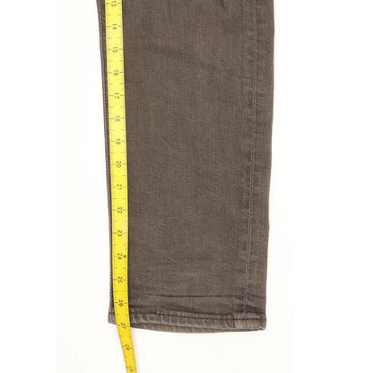 Levi's 522 Men Grey Tapered Slim Stretch Jeans W33 L27