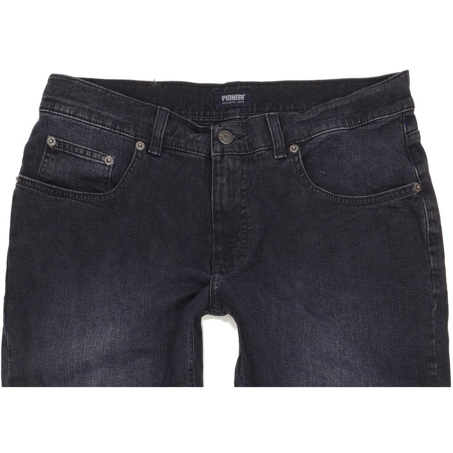 Pioneer Ron Men Blue Straight Regular Stretch Jeans W33 L30