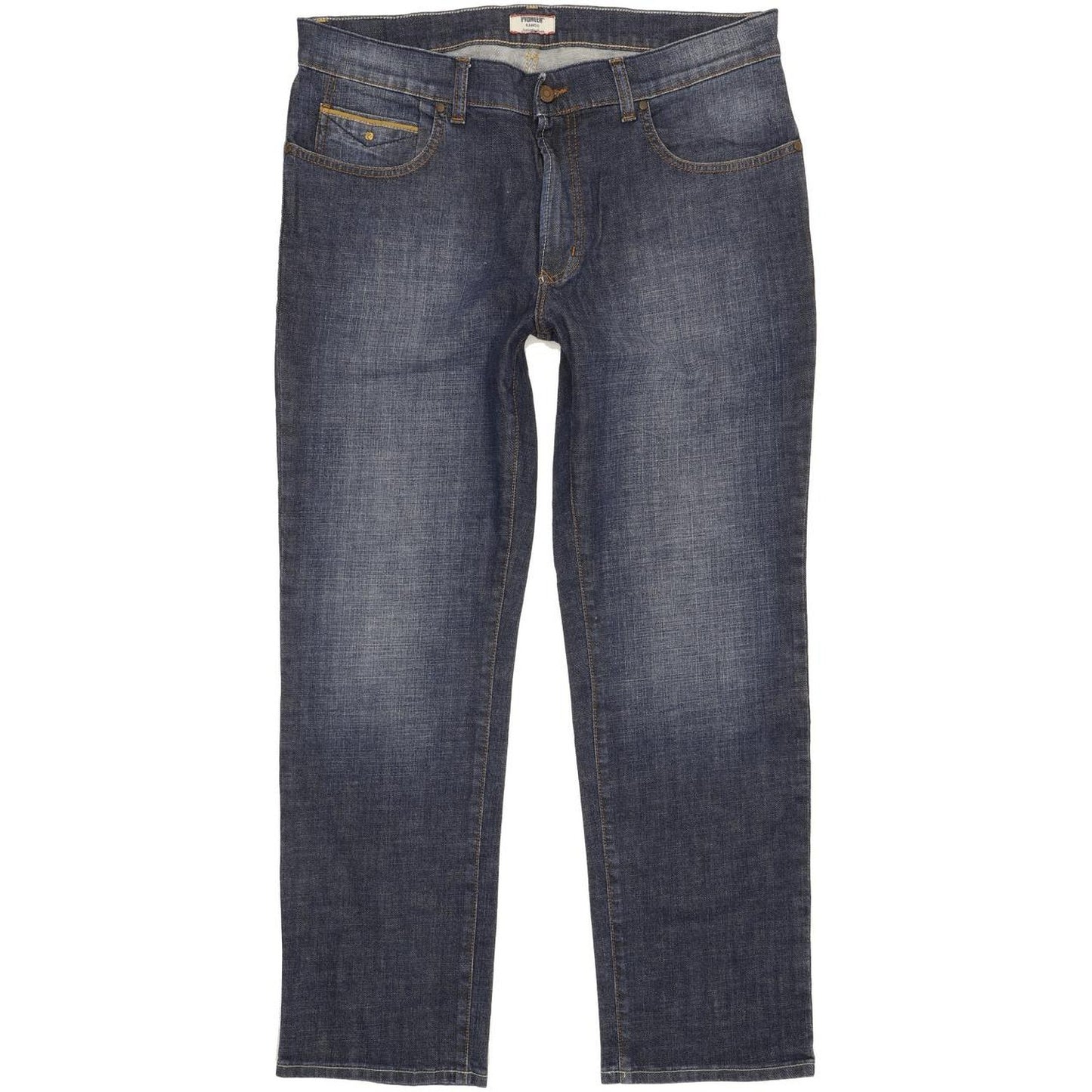 Pioneer Men Blue Straight Regular Stretch Jeans W36 L30