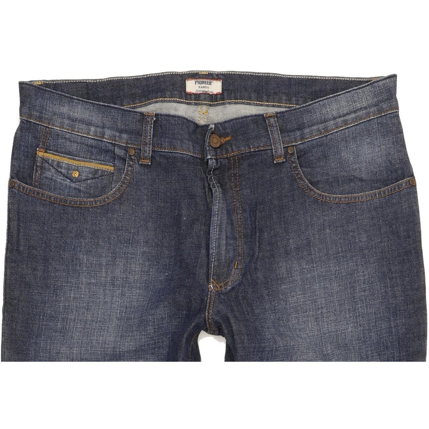 Pioneer Men Blue Straight Regular Stretch Jeans W36 L30