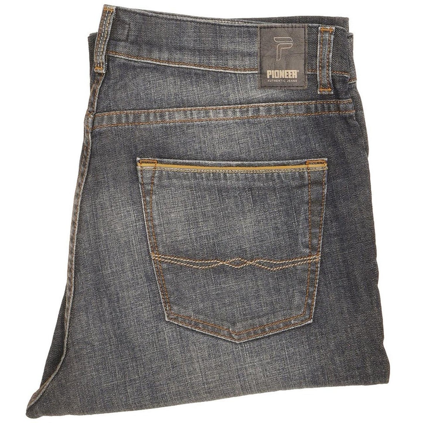Pioneer Men Blue Straight Regular Stretch Jeans W36 L30