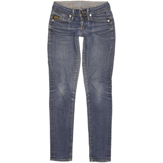 G-Star Midge Women Blue Skinny Slim Stretch Jeans W27 L32