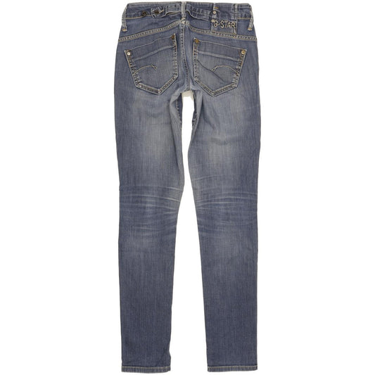 G-Star Midge Women Blue Skinny Slim Stretch Jeans W27 L32