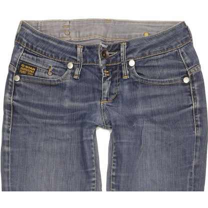 G-Star Midge Women Blue Skinny Slim Stretch Jeans W27 L32