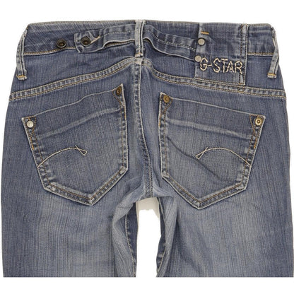 G-Star Midge Women Blue Skinny Slim Stretch Jeans W27 L32