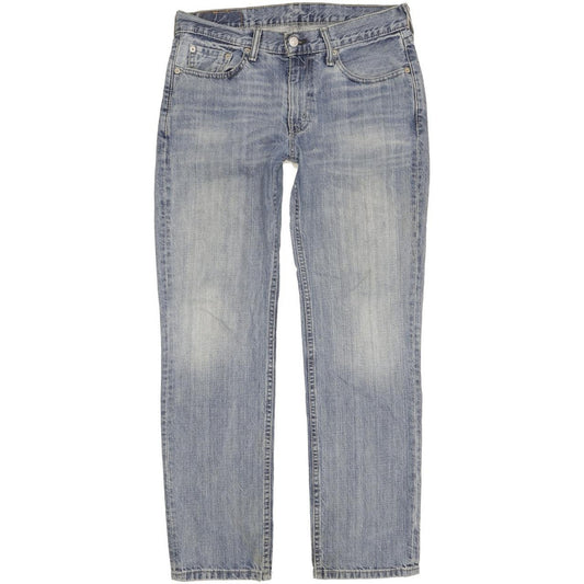 Levi's Men Blue Straight Regular Stretch Jeans W30 L30