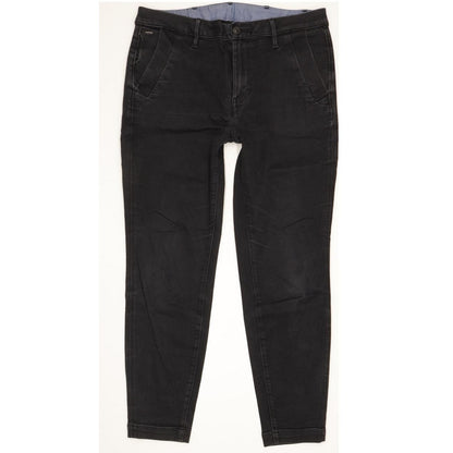 G-Star Bronson Women Black Skinny Slim Chino Jeans W27 L28