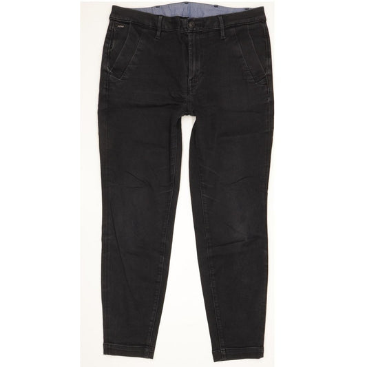 G-Star Bronson Women Black Skinny Slim Chino Jeans W27 L28