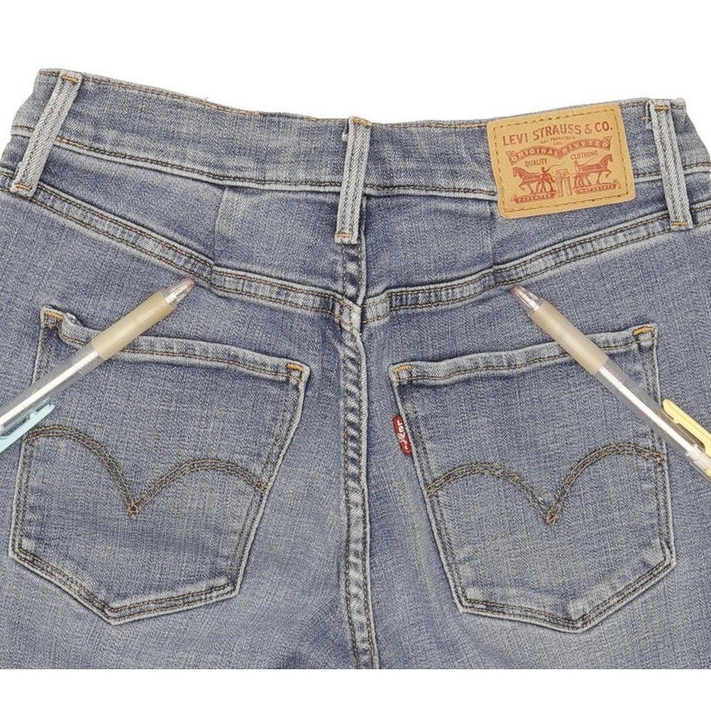 Levi's Women Blue Skinny Slim Stretch Jeans W28 L31