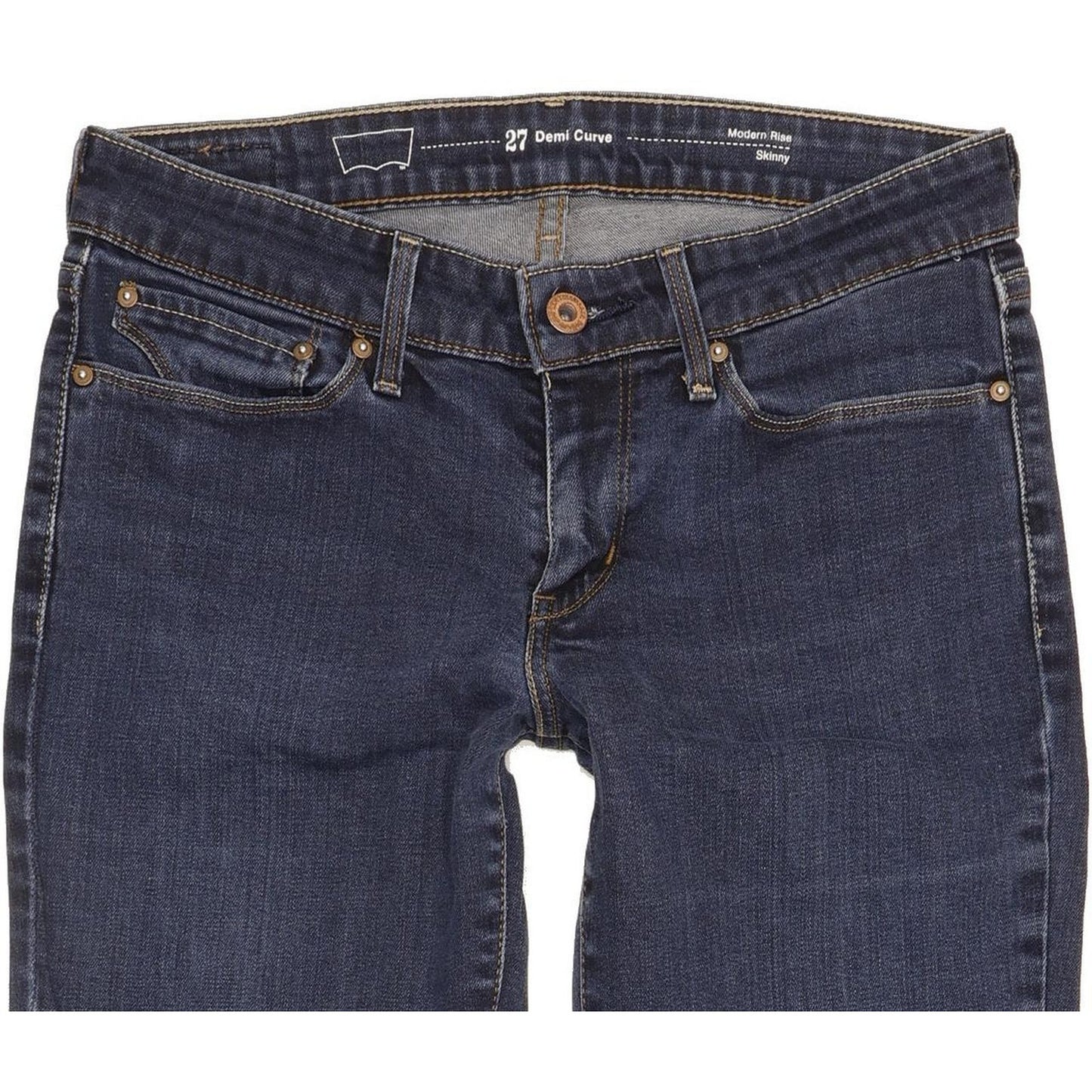Levi's Demi Curve Women Blue Skinny Slim Stretch Jeans W27 L31