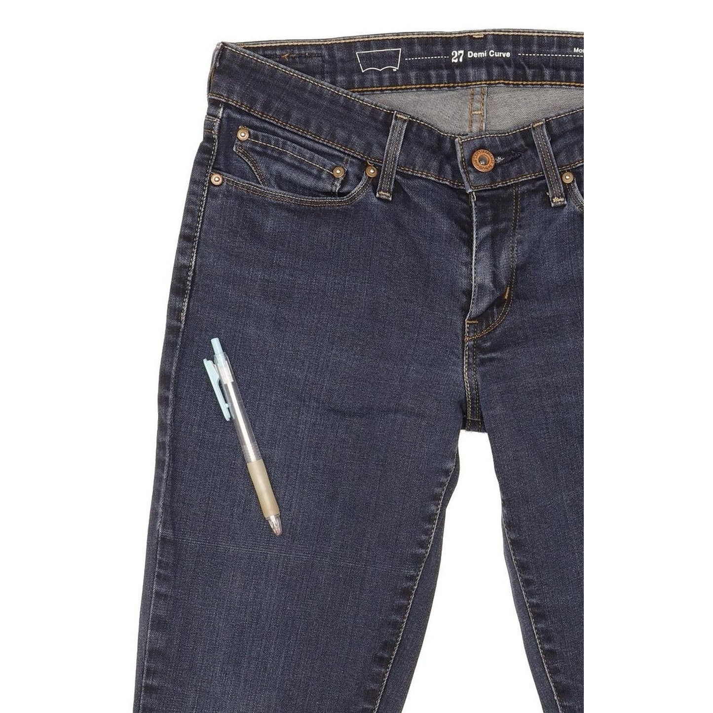 Levi's Demi Curve Women Blue Skinny Slim Stretch Jeans W27 L31