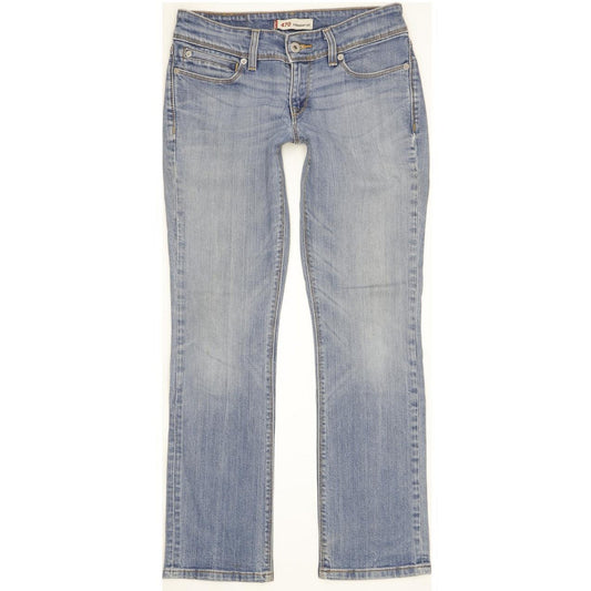 Levi's 470 Women Blue Straight Slim Stretch Jeans W28 L29