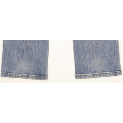 Levi's 470 Women Blue Straight Slim Stretch Jeans W28 L29
