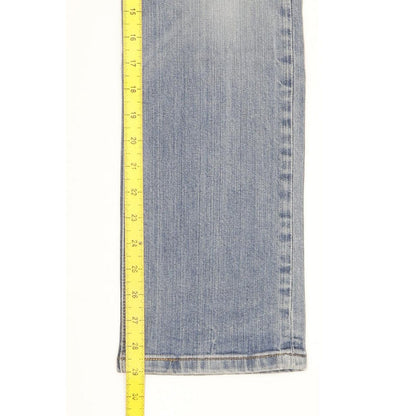 Levi's 470 Women Blue Straight Slim Stretch Jeans W28 L29