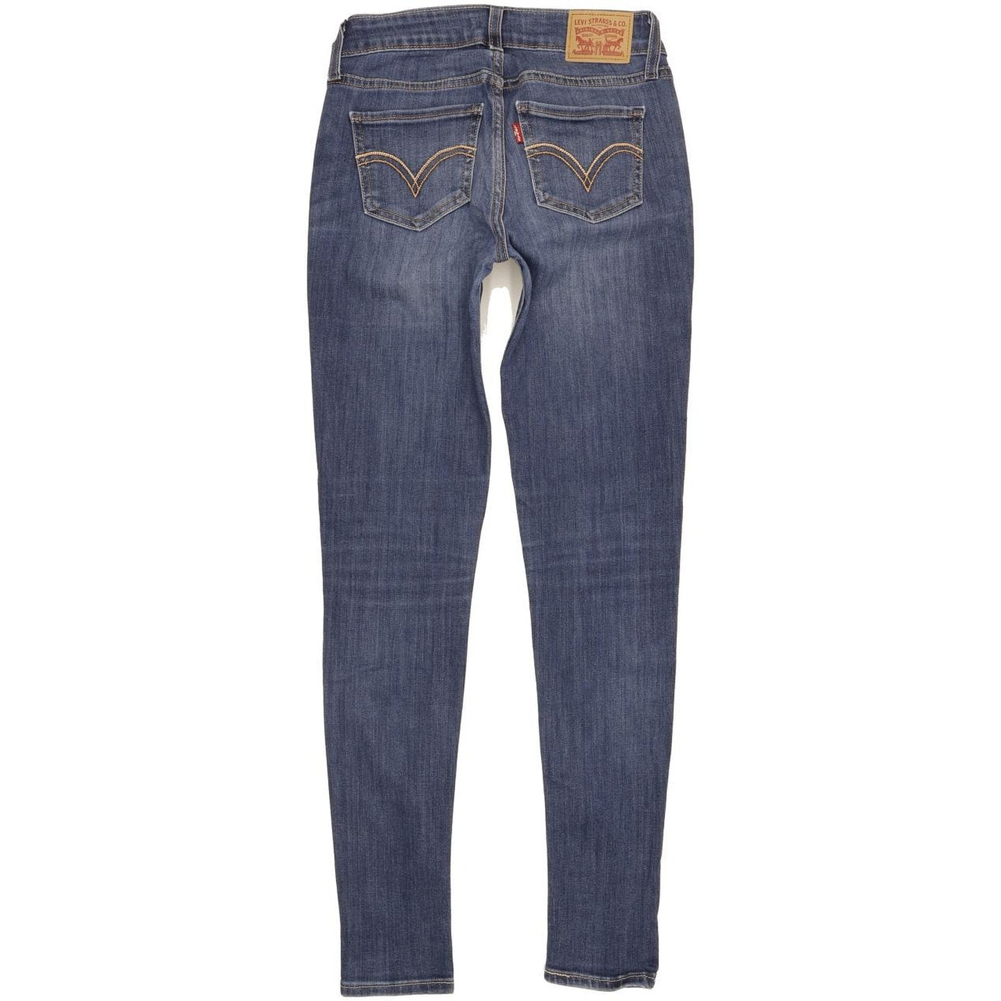 Levi's 535 Super Women Blue Skinny Slim Stretch Jeans W26 L30