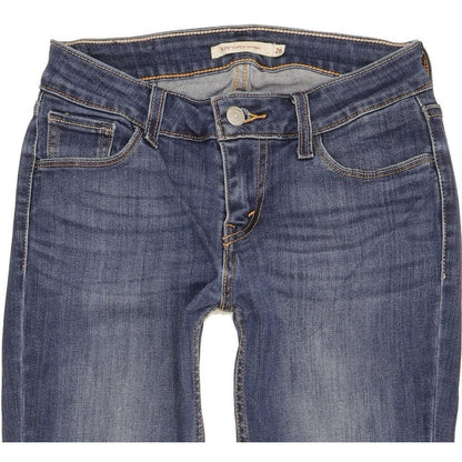 Levi's 535 Super Women Blue Skinny Slim Stretch Jeans W26 L30