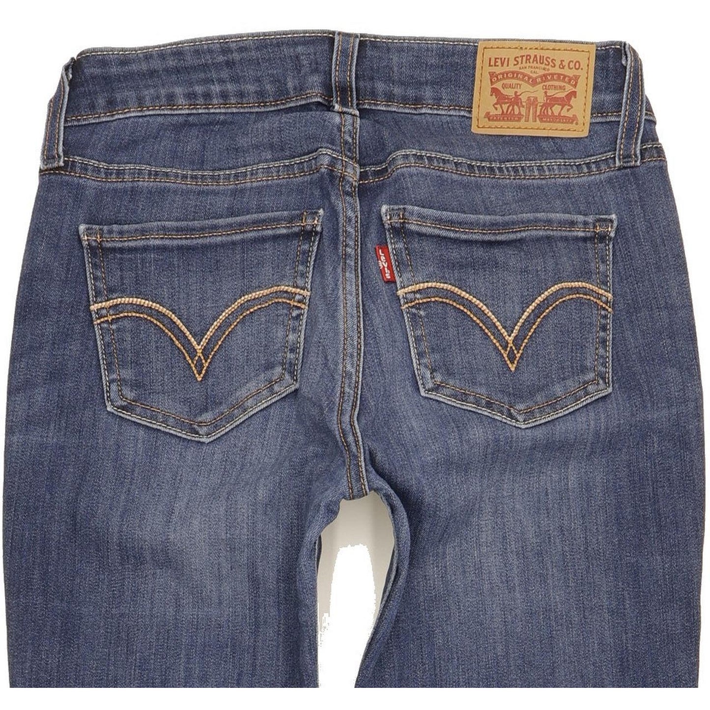 Levi's 535 Super Women Blue Skinny Slim Stretch Jeans W26 L30