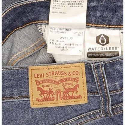 Levi's 535 Super Women Blue Skinny Slim Stretch Jeans W26 L30