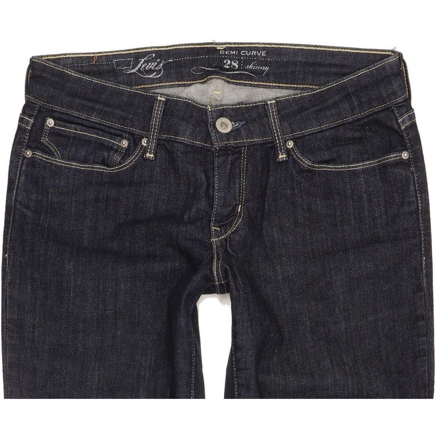 Levi's Demi Curve Women Blue Skinny Slim Stretch Jeans W28 L31