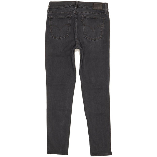 Levi's 710 Super Women Charcoal Skinny Slim Stretch Jeans W30 L28