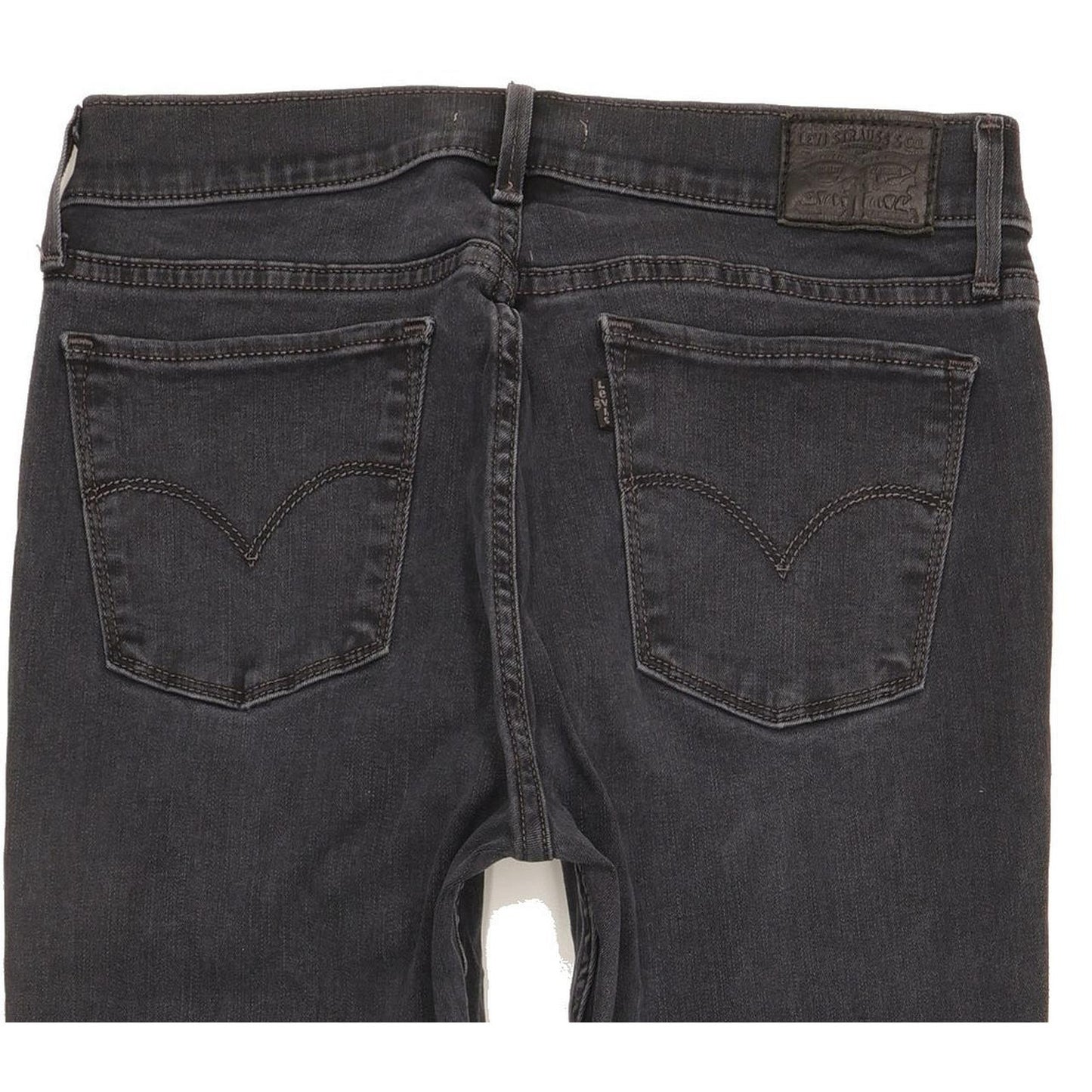 Levi's 710 Super Women Charcoal Skinny Slim Stretch Jeans W30 L28