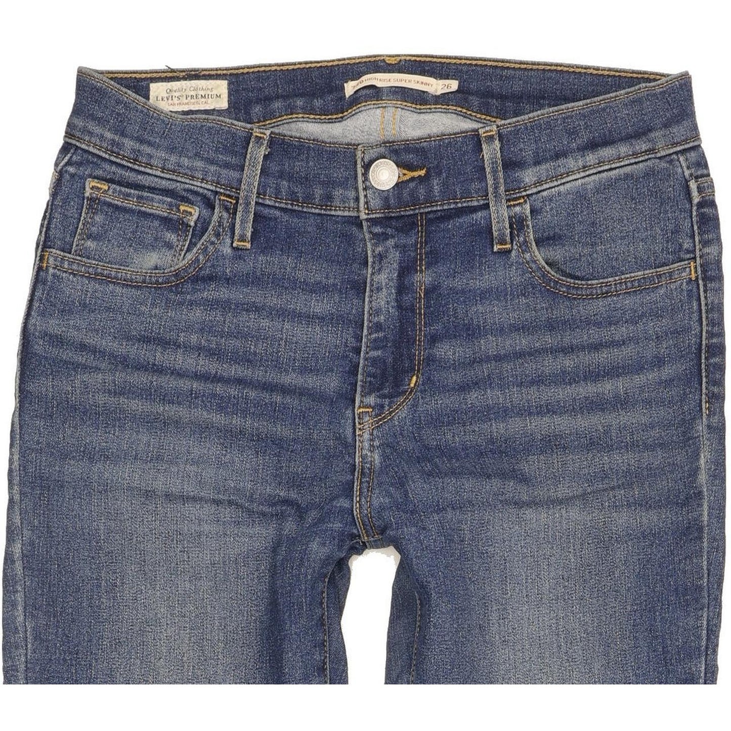 Levi's 720 Women Blue Skinny Slim Stretch Jeans W26 L28