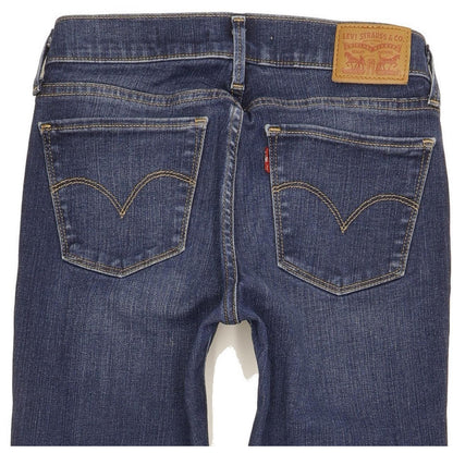 Levi's 710 Super Women Blue Skinny Slim Stretch Jeans W25 L29