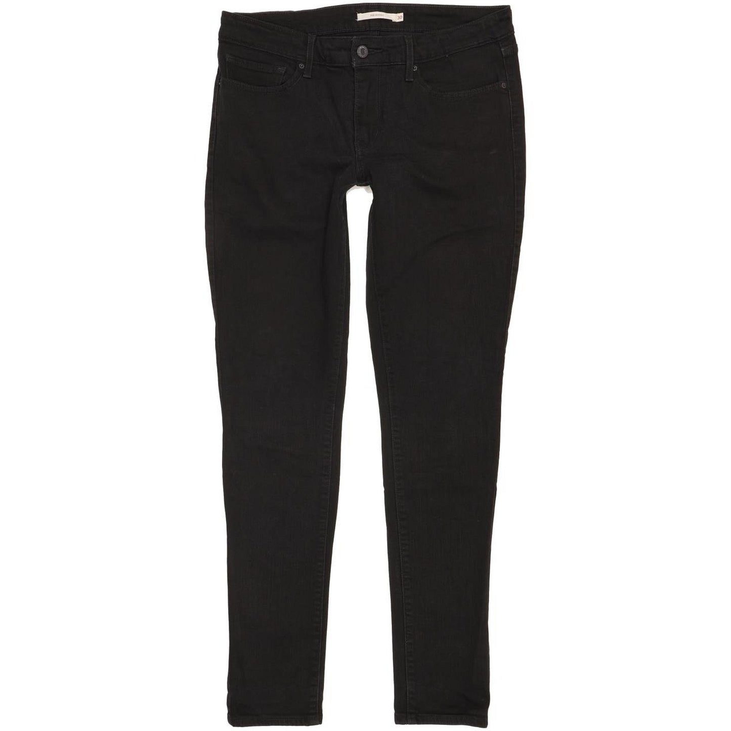 Levi's 711 Women Black Skinny Slim Stretch Jeans W30 L31