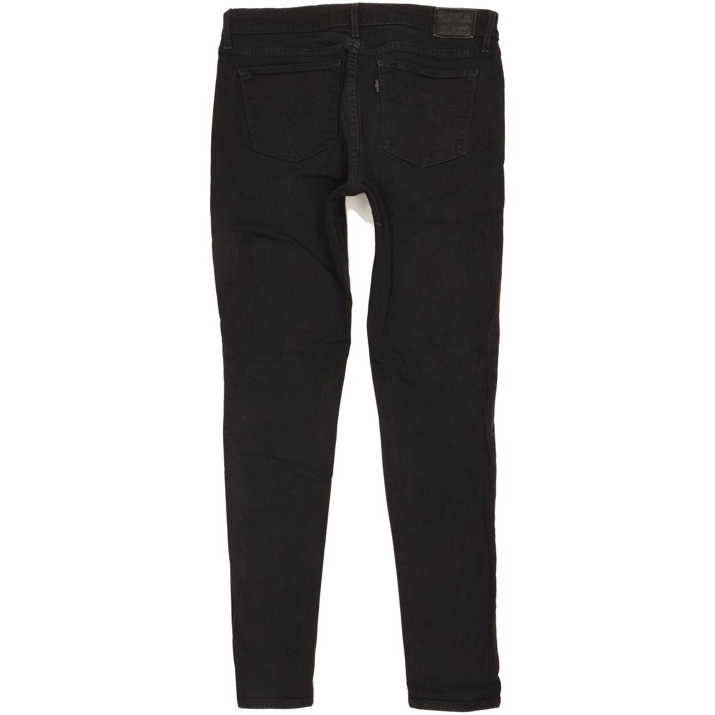 Levi's 711 Women Black Skinny Slim Stretch Jeans W30 L31