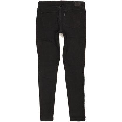 Levi's 711 Women Black Skinny Slim Stretch Jeans W30 L31