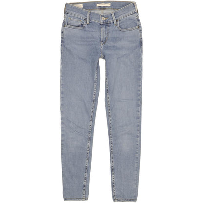 Levi's 710 Super Women Blue Skinny Slim Stretch Jeans W25 L27