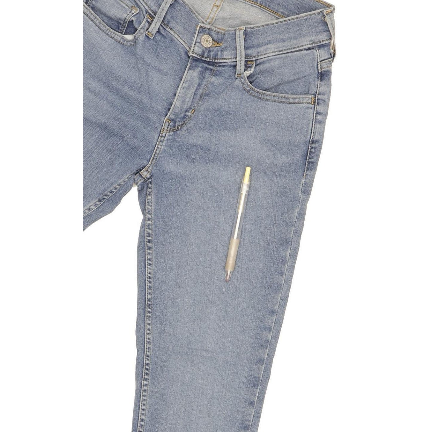 Levi's 710 Super Women Blue Skinny Slim Stretch Jeans W25 L27