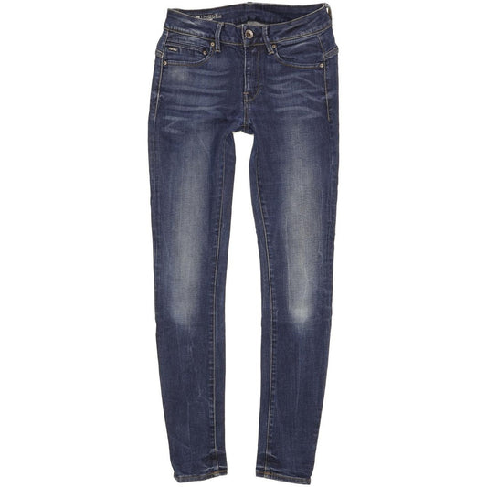 G-Star Midge Women Blue Skinny Slim Stretch Jeans W26 L29