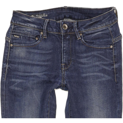 G-Star Midge Women Blue Skinny Slim Stretch Jeans W26 L29