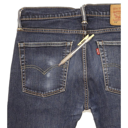 Levi's 510 Men Blue Skinny Slim Stretch Jeans W30 L31