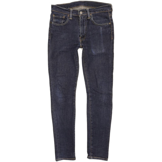 Levi's 519 Men Blue Skinny Slim Stretch Jeans W30 L28