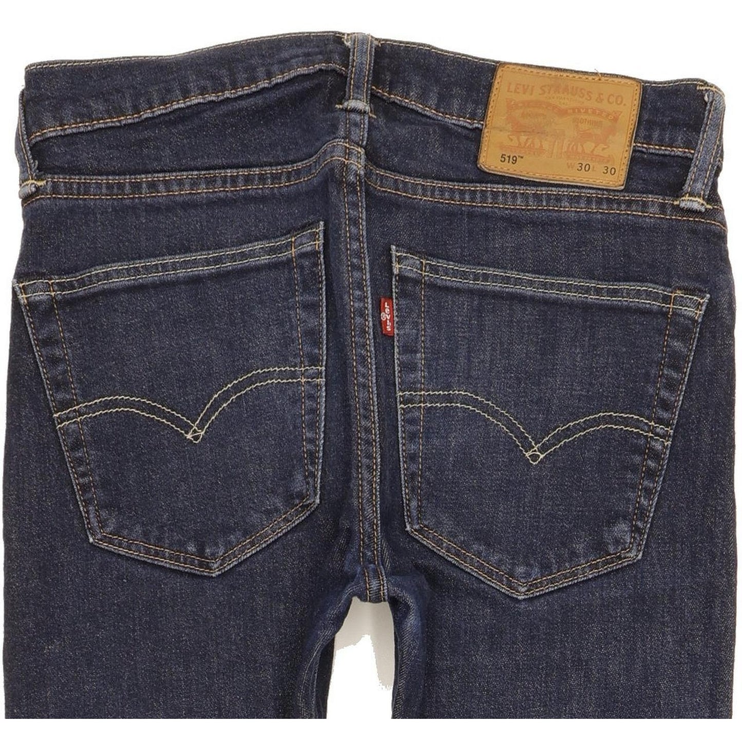 Levi's 519 Men Blue Skinny Slim Stretch Jeans W30 L28
