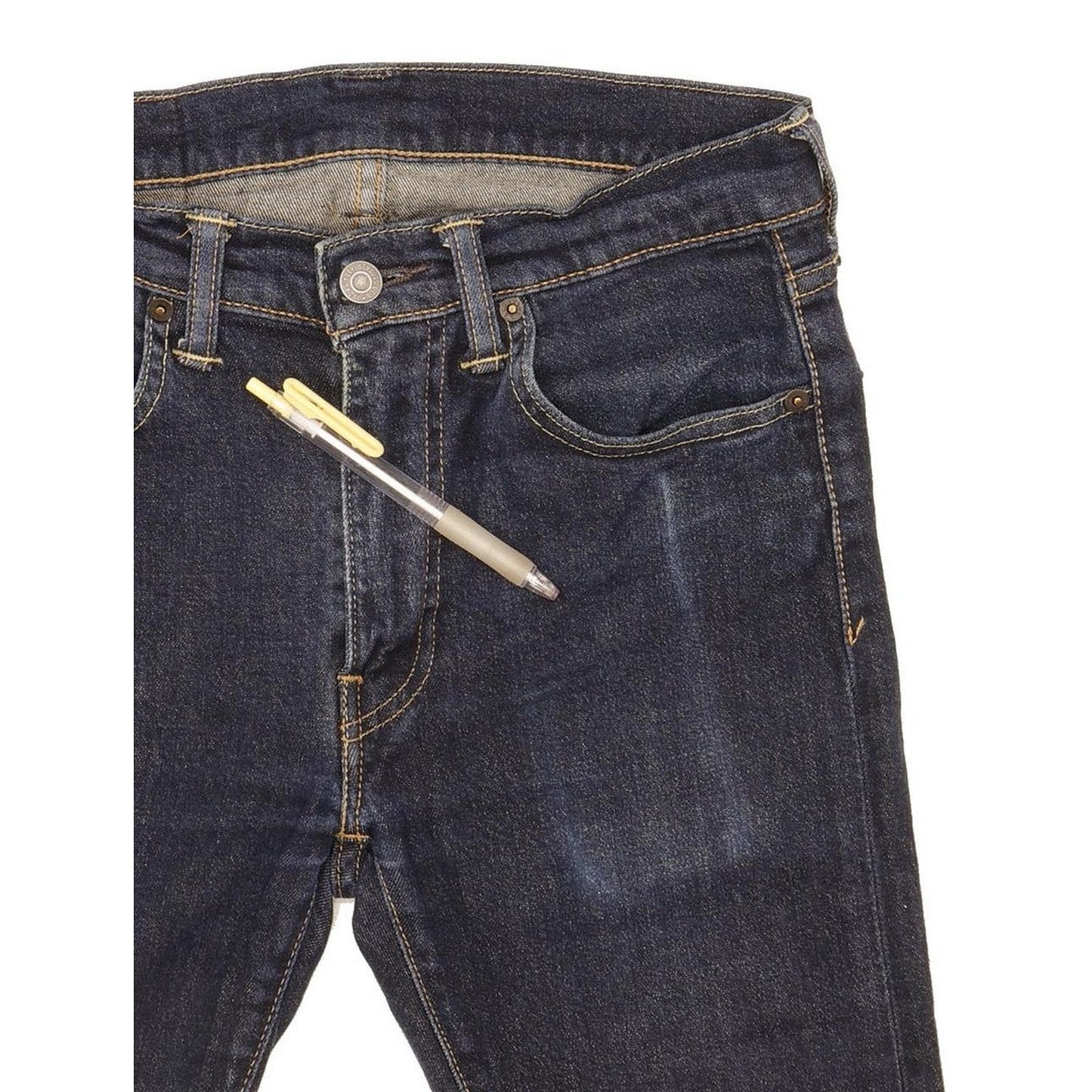Levi's 519 Men Blue Skinny Slim Stretch Jeans W30 L28