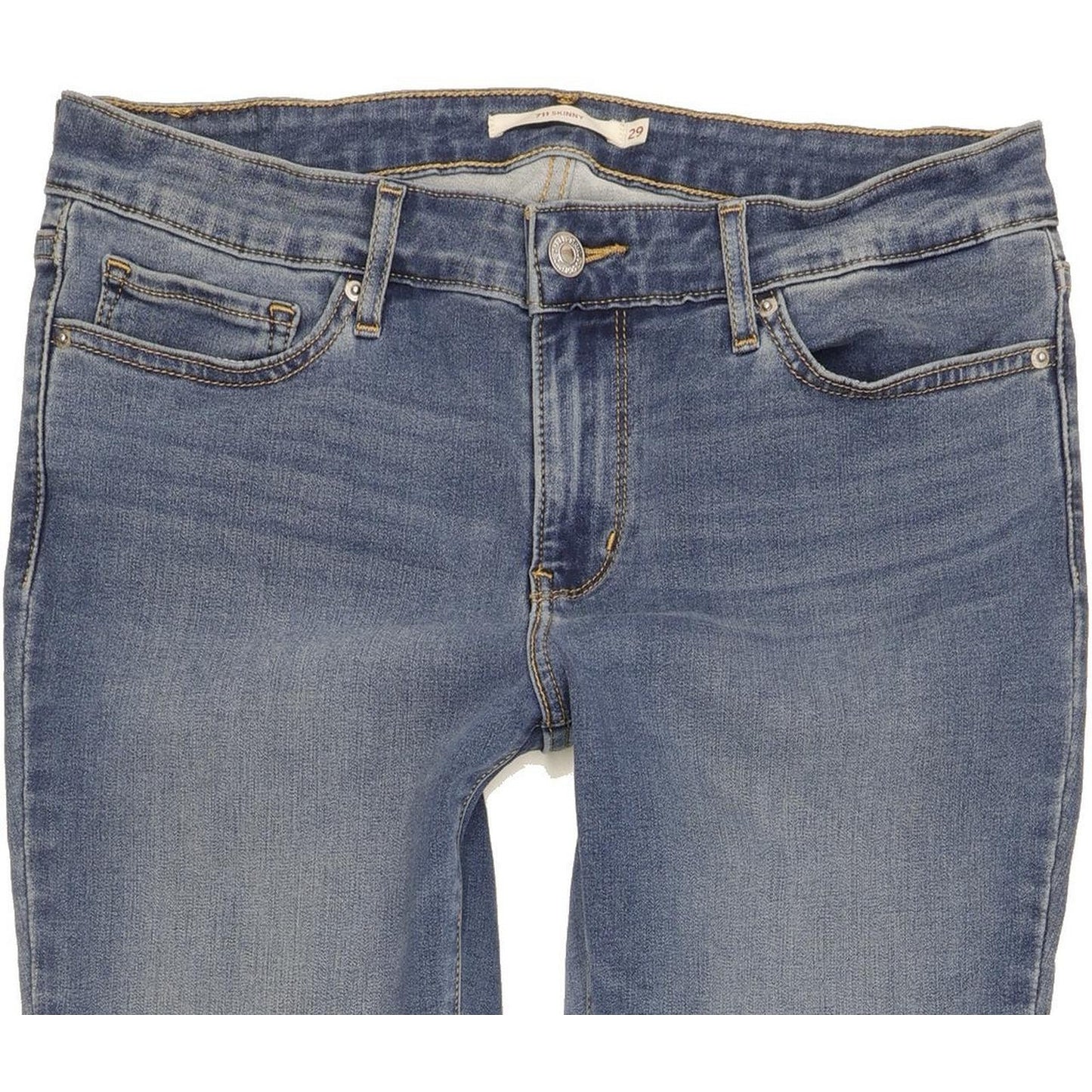 Levi's 711 Women Blue Skinny Slim Jeans W29 L32