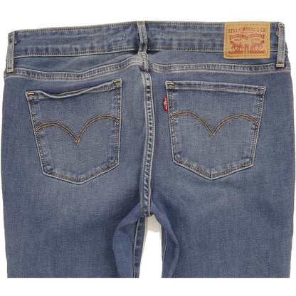 Levi's 711 Women Blue Skinny Slim Jeans W29 L32