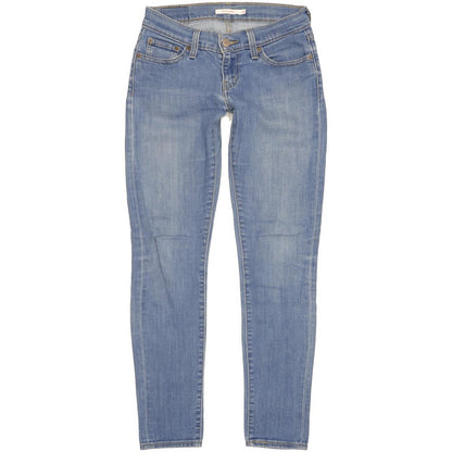 Levi's 601 Pin Women Blue Skinny Slim Stretch Jeans W26 L29
