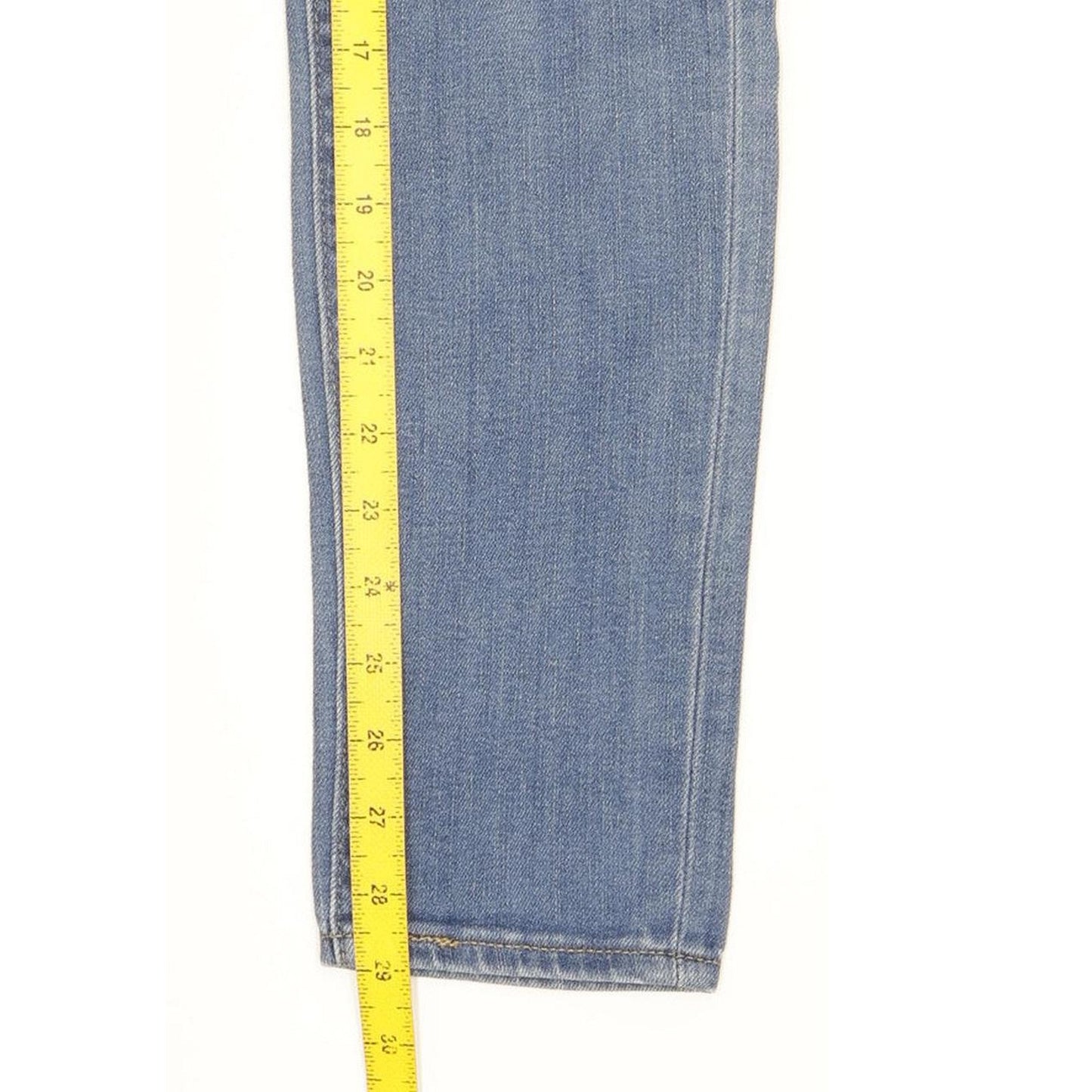 Levi's 601 Pin Women Blue Skinny Slim Stretch Jeans W26 L29