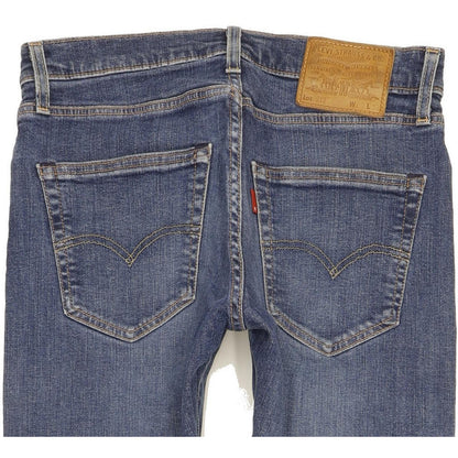 Levi's 512 Men Blue Tapered Slim Stretch Jeans W29 L30
